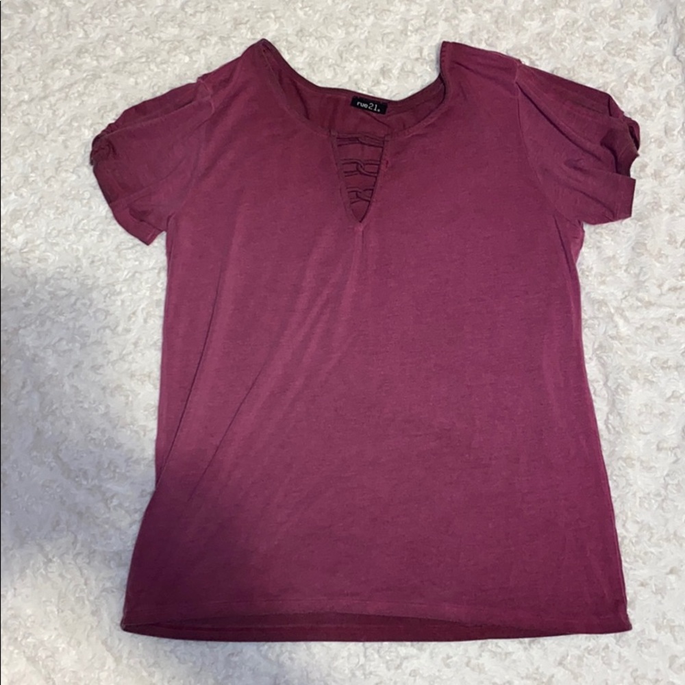 Rue21 Weathered Pink Tee